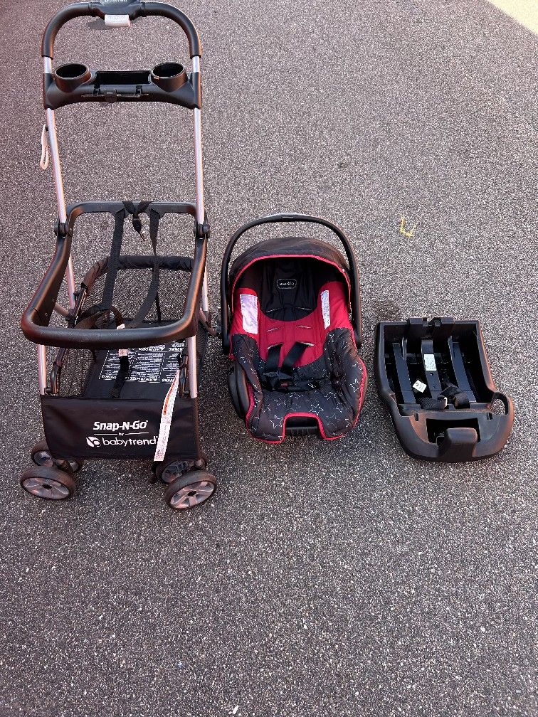 Snap & Go Stroller With Car seat 