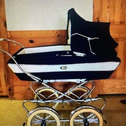 Vintage, Pram, Baby Carriage 