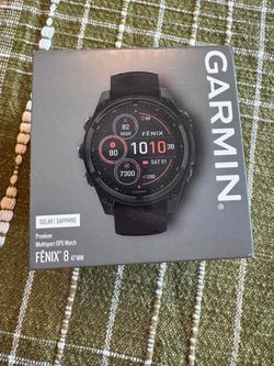 Garmin Fēnix 8 47mm Solar Sapphire GPS Smart Watch - Brand New