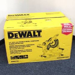 DeWalt double bevel, sliding miter saw DWS779