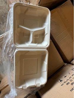 3-compartment paper plates