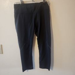 DKNY Sport Women's Black Fitness Yoga Exercise Athletic Leggings Medium 