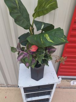 Artificial Mixed Tropical Plant Arrangement