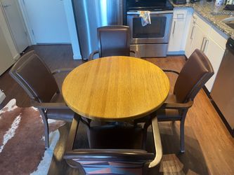Round table and 4 chairs