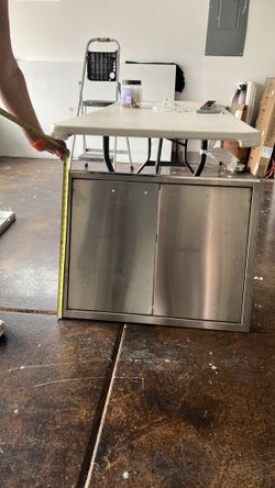 Built in BBQ access doors