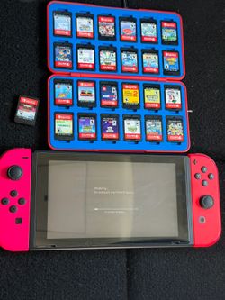 Nintendo switch with 25 games