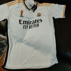 Real Madrid Soccer Jersey White