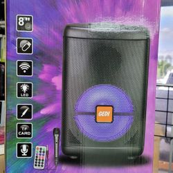 New Bluetooth Speaker Rechargeable DJ Karaoke ALL IN ONE 