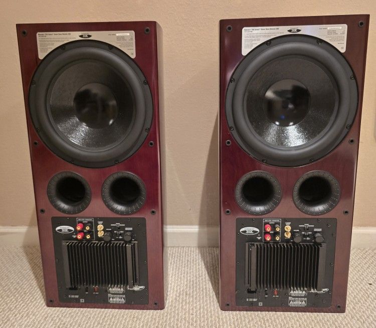 Monster THX SL200-PSM Tower Bass Module 200 – 12" Powered Subwoofer – 200W