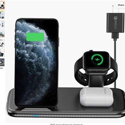 Apple iPhone Watch AirPods Charging Station
