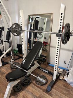 Fitness Gear Pro Series Bench Press with Rack