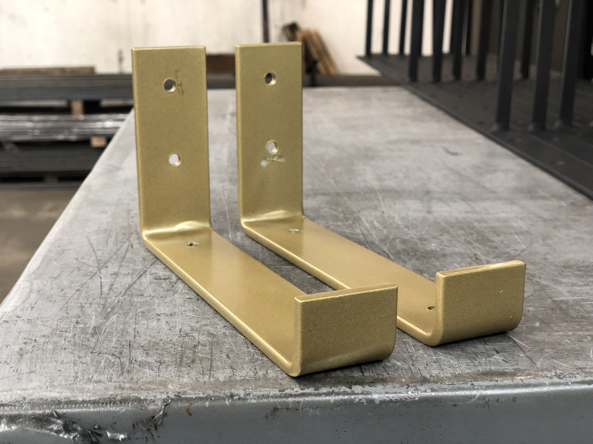 Gold / Brass shelf hook bracket