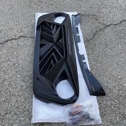 Black Grill With Raptor Lights Led Amber Color 