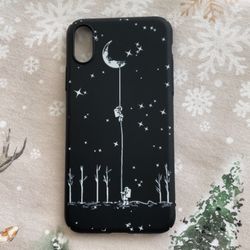 Space Black matte hard case for iPhone X