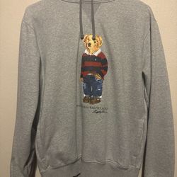 Grey polo hoodie