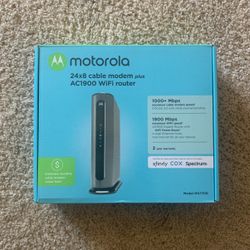Motorola Modem & Wifi Router