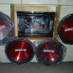 12" Subwoofers & 2000 Watts 2ch Amp