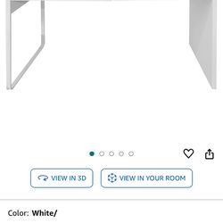 IKEA white desk , in excellent condition, dominoes is on the pictures