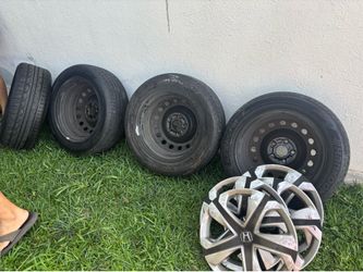 4 2016 Honda Civic Used tires with hubcaps