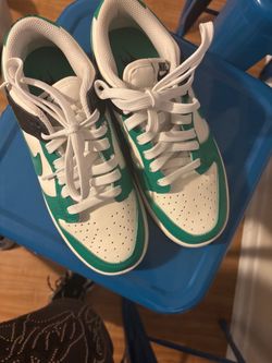 Nike Dunk Low White Green Sneakers