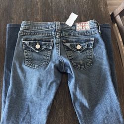 Low Rise True Religion Jeans