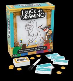 I suck at drawing board game for families family game night