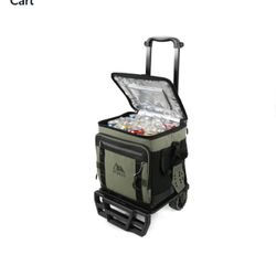 Arctic Zone PRO 50 Can Wheeled Cooler with Cart
