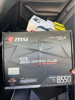 New MSI MAG B550 Gaming Plus AMD Motherboard
