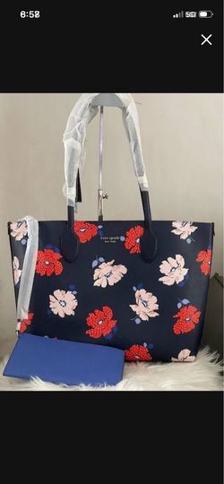 Kate Spade Bleecker Dotty Floral Large Tote with Pouch NWT Pick up in Pico Rivera