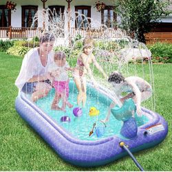 68" Mermaid Splash Pad & Sprinkler for Kids