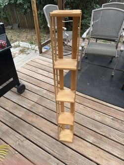 CD Holder Vintage Wood 