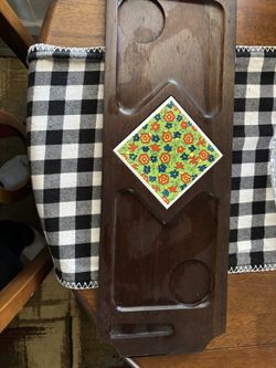 Vintage Japanese Serving Board 