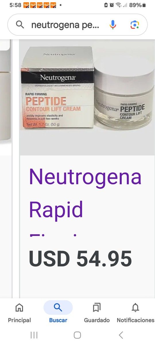 Neutrogena Peptide Lift Cream