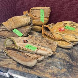 Vintage Baseball Mits