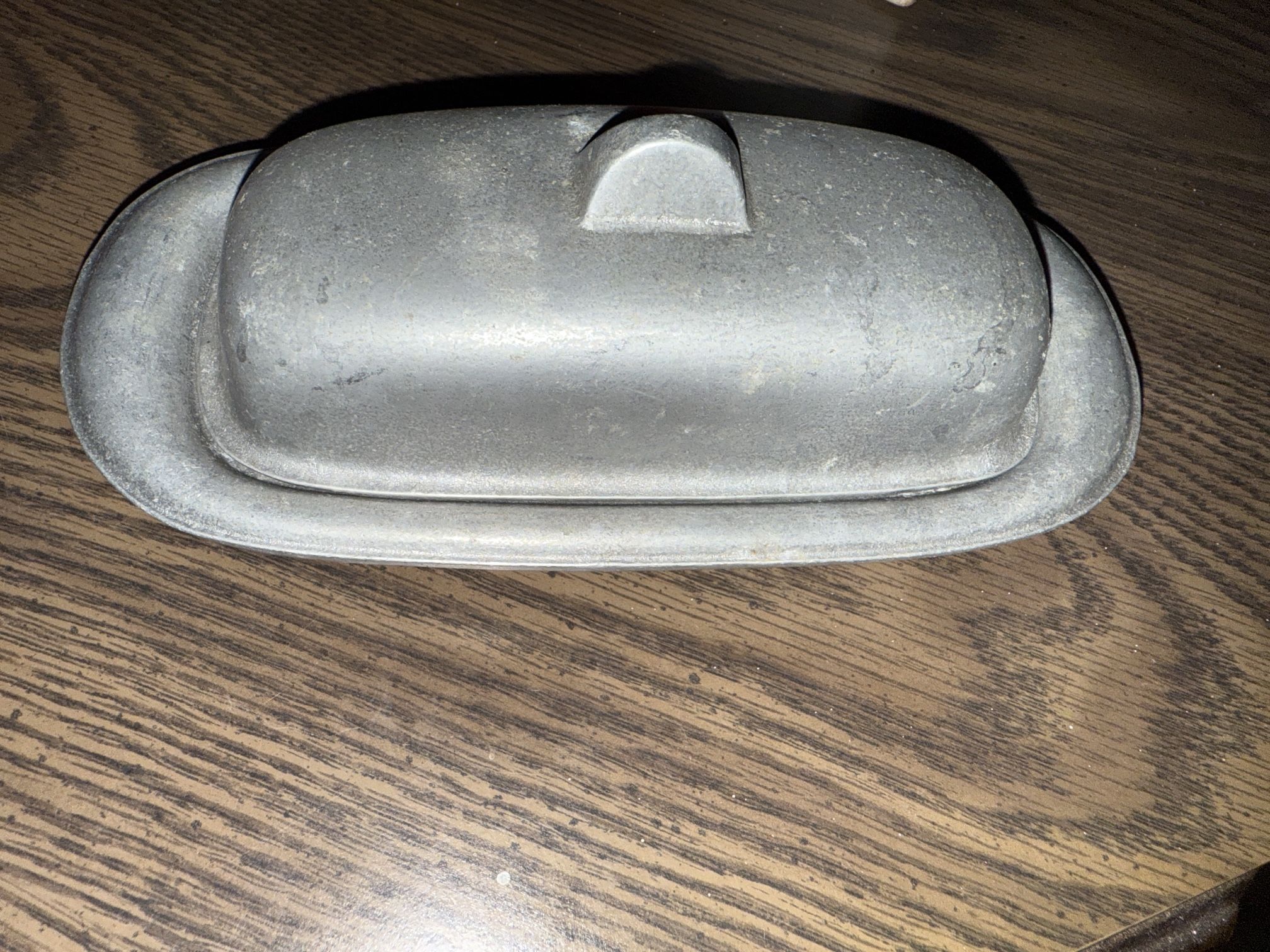 Pewter Butter Dish