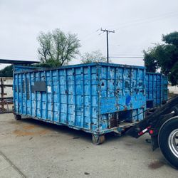 ROLL OFF TRASH DUMPSTER CONTAINER