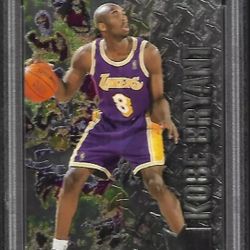 1996 Fleer Metal #181 Kobe Bryant RC PSA 8 LA Lakers Rookie HOF GOAT
