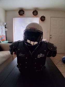 Riddell Helmet And Douglas Shoulder Pads