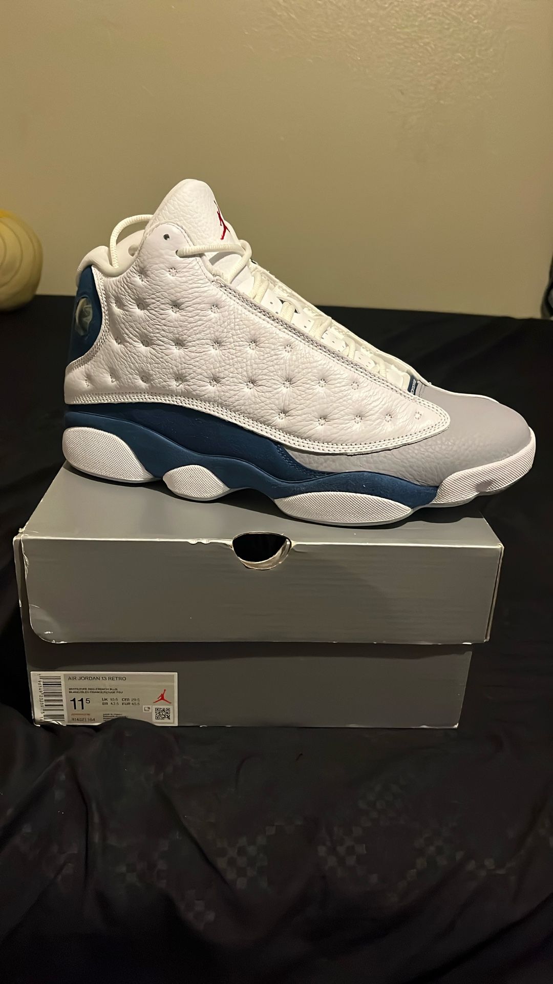 Retro 13 Jordans Blue And White