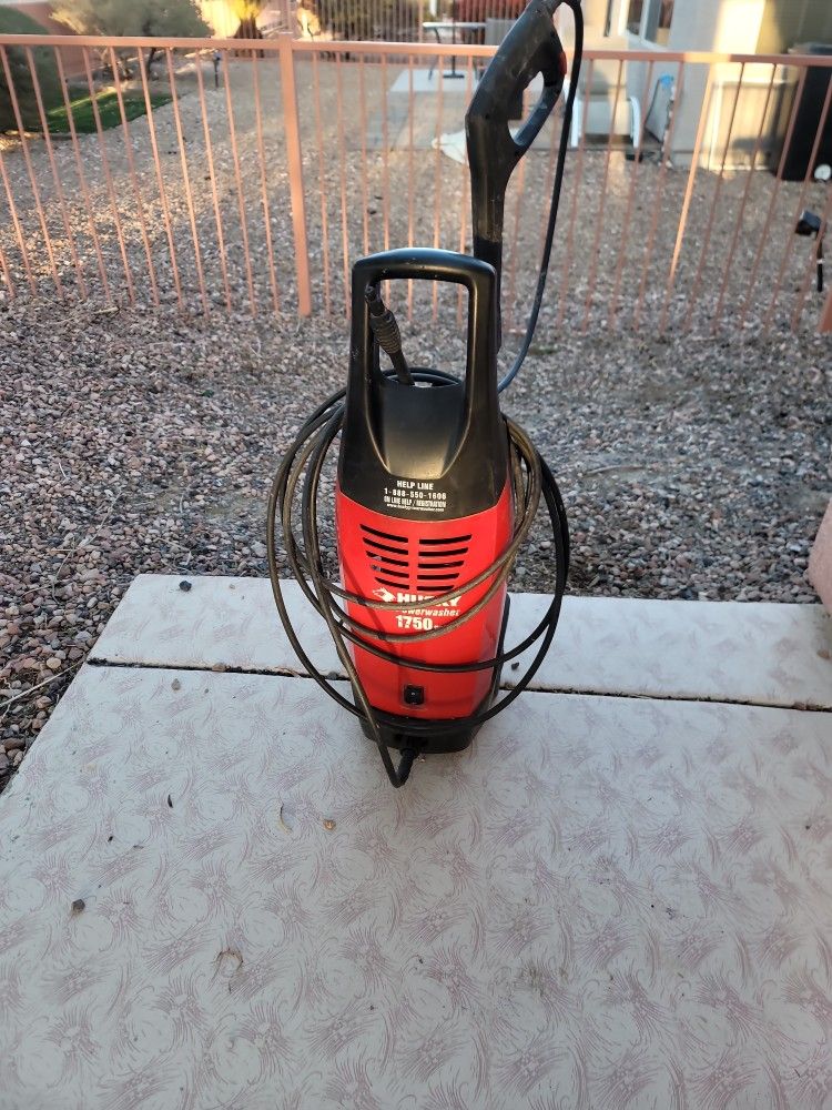 Husky Electric Pressure Washer 1750 Psi Power Washer