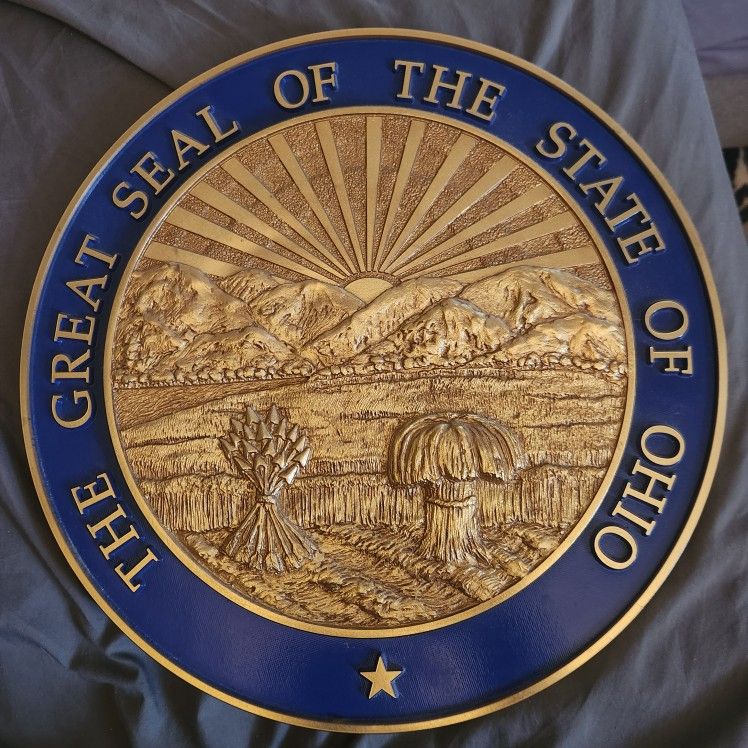 State Seal of Ohio – Authentic Government Office Piece (2011)