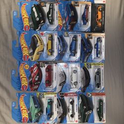 Hot Wheels Mainlines ( Honda, Mazda, Porsche, Nissan)