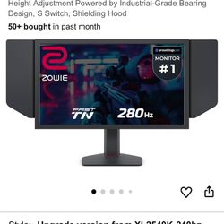 BenQ Zowie 240 Hz 24” 1080p Monitor