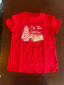 Red 'Tis the Season Christmas T-Shirt