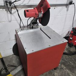 Milwaukee 14" Hot/Chop Saw w machined aluminum backstop
