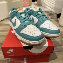 Nike Dunk Low Teal Zeal (W) Size 9M (10.5W)