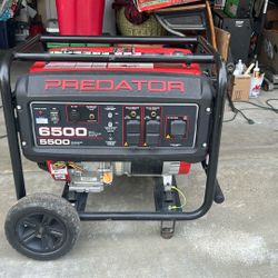 Predator 6500 Max Watt Gas Generator