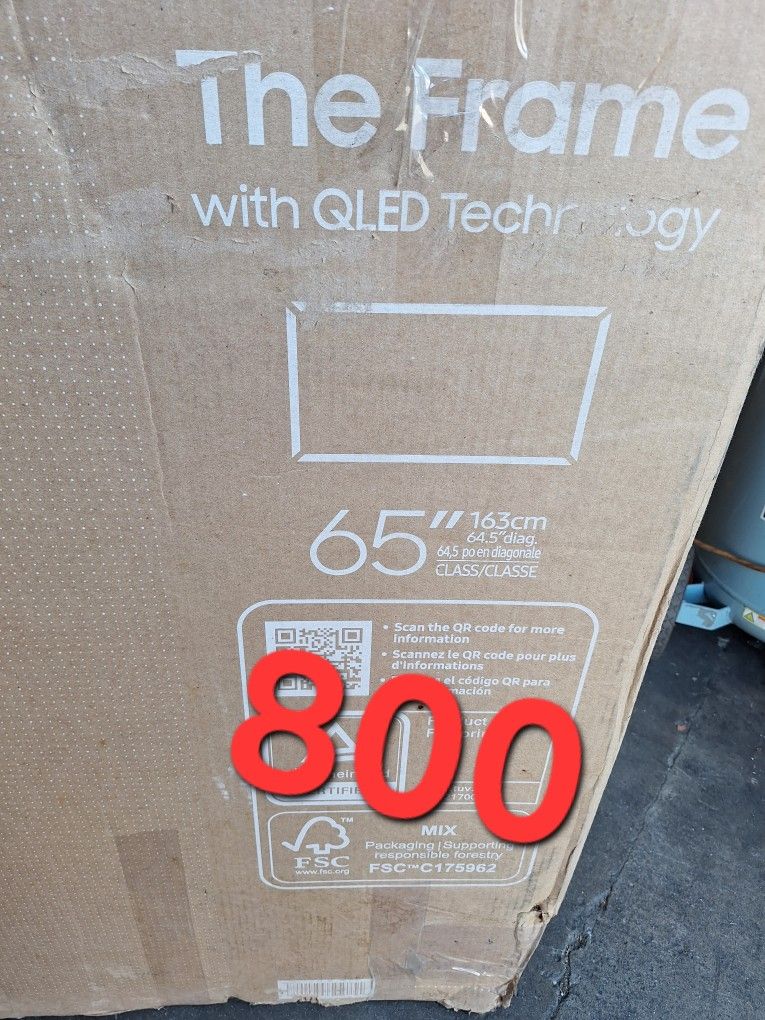 SAMSUNG 65"INCH QLED 4K THE FRAME LS03D