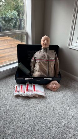 Vintage CPR Practice Dummy - Laerdal Rescue Anne Torso