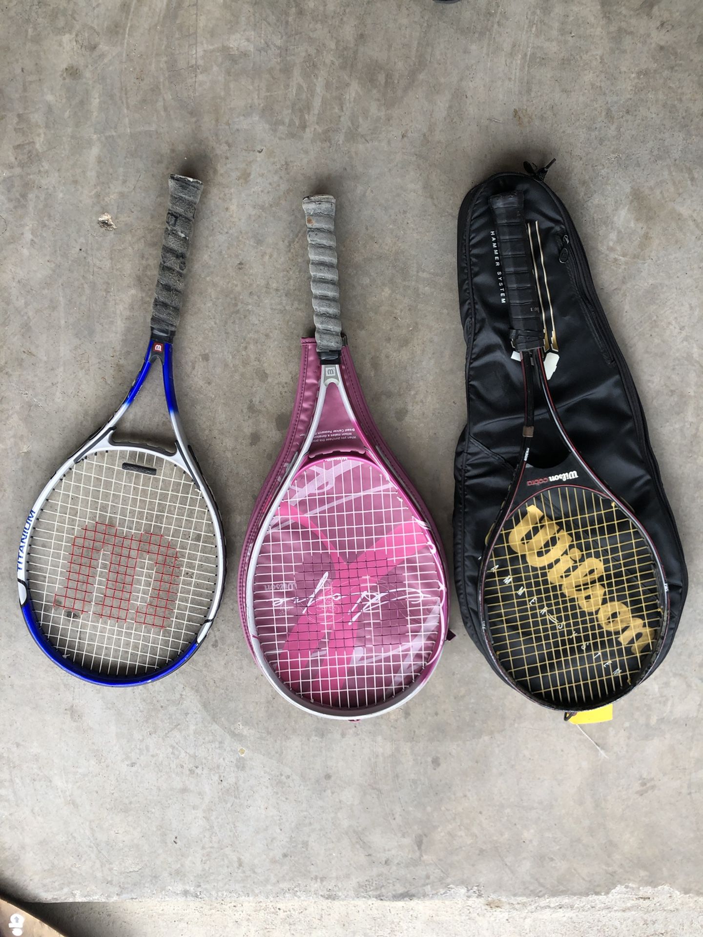 Wilson tennis rackets